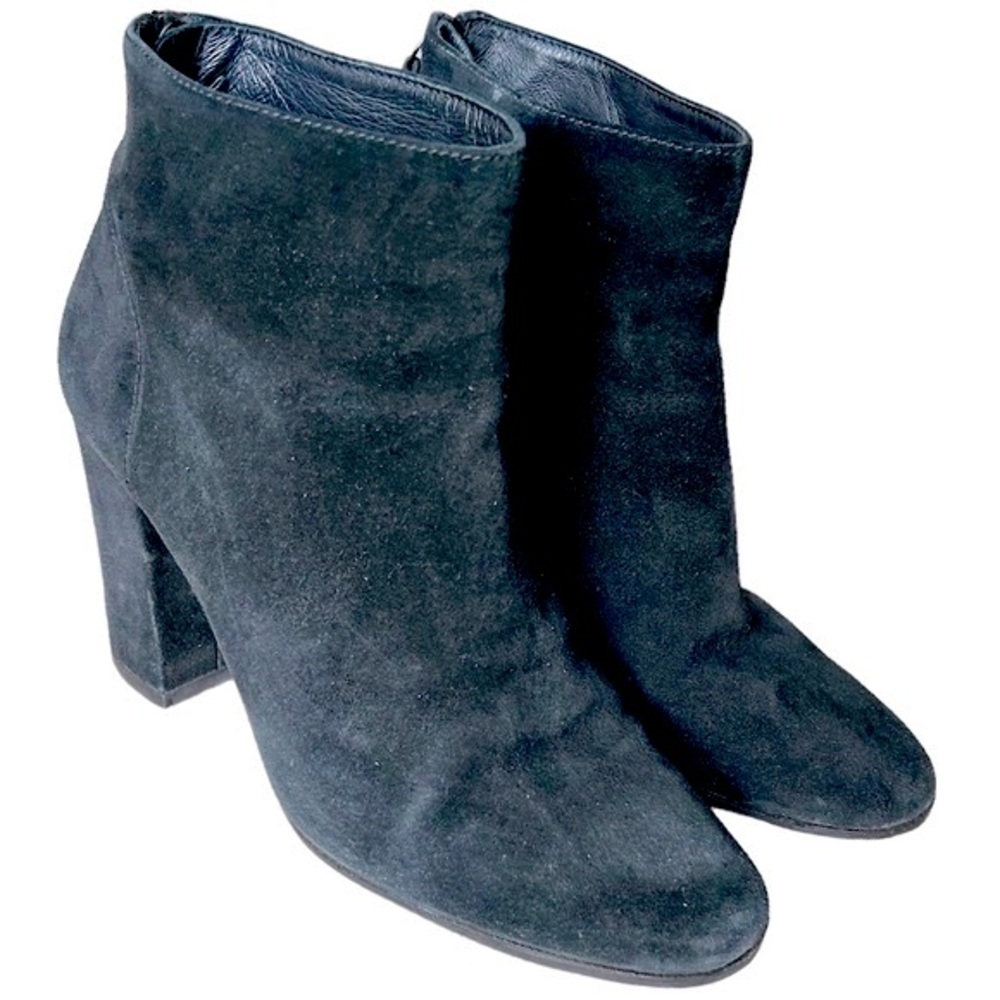 ASH Joy Black Suede Ankle Booties Sz 39 from AW 2019 Collection Classic Sheek